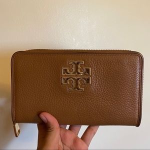 Brown Tory Burch Wallet